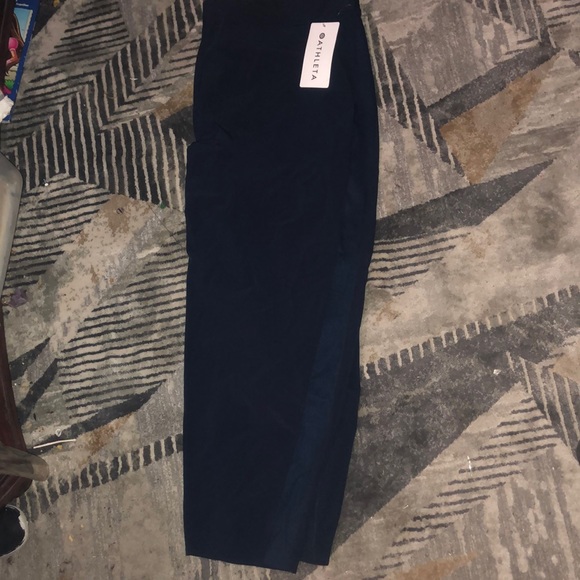 Dark blue pull on pants - Picture 2 of 2